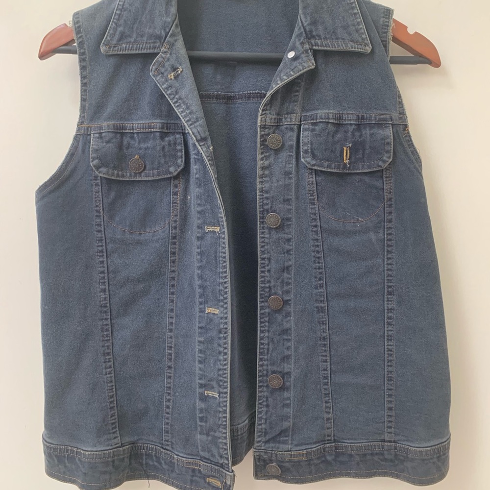 Vintage jeans vest